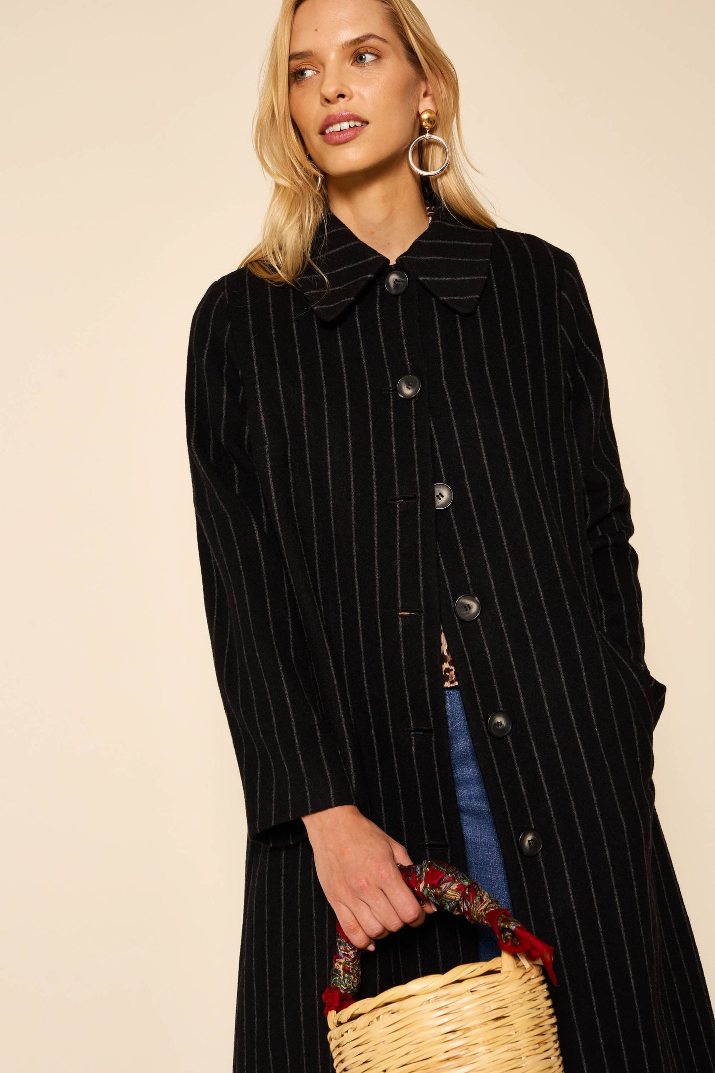 Milly - Pinstripe Black