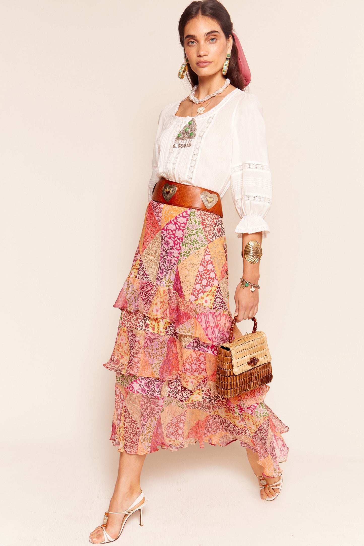 preslee - patchwork blush