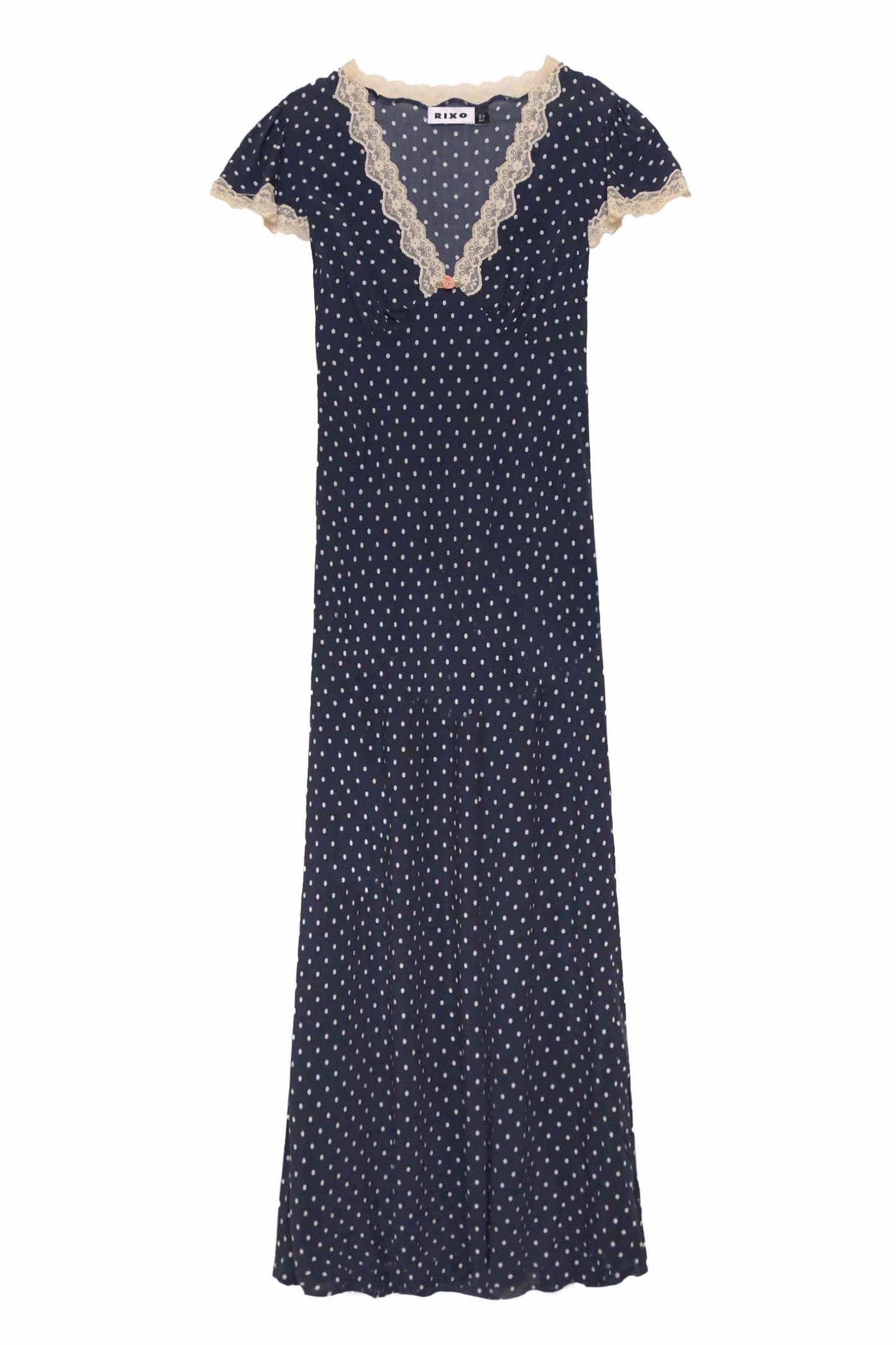 Clarice - Navy Polka Dot